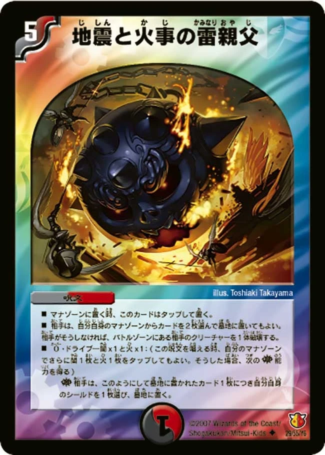 地震と火事の雷親父 FRONT