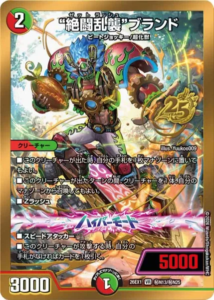 “絶闘乱襲”ブランド (26EX1 ㊙︎N13/㊙︎N25)