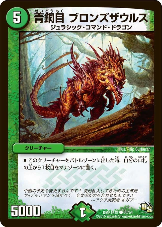 青銅目 ブロンズザウルス FRONT