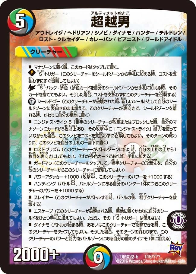 超越男 FRONT
