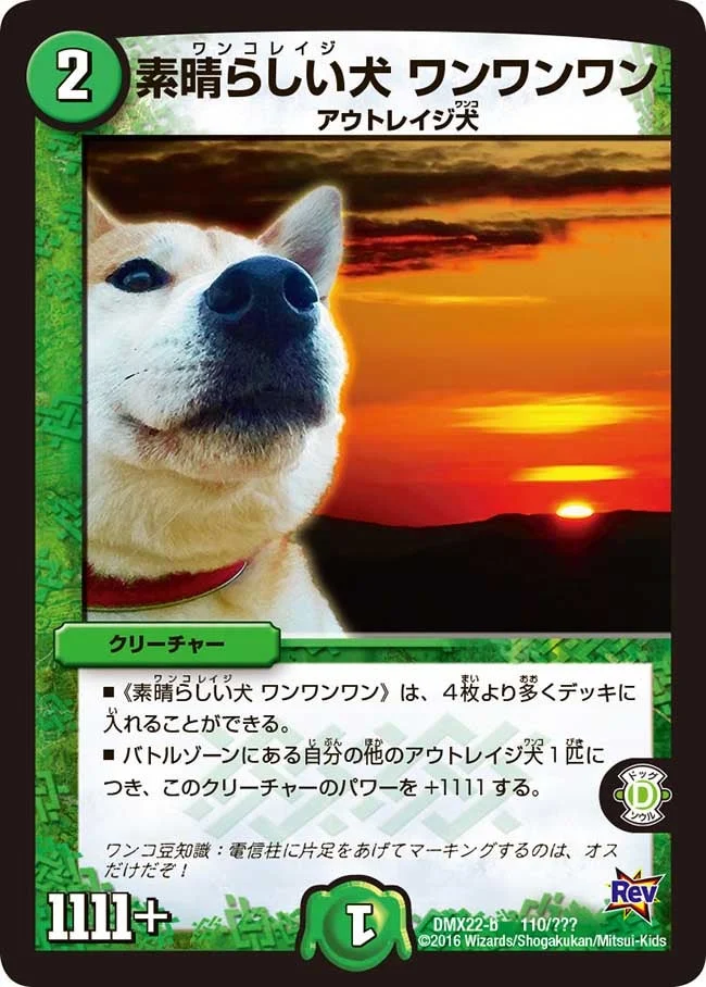 素晴らしい犬 ワンワンワン (DMX22 110/？？？)