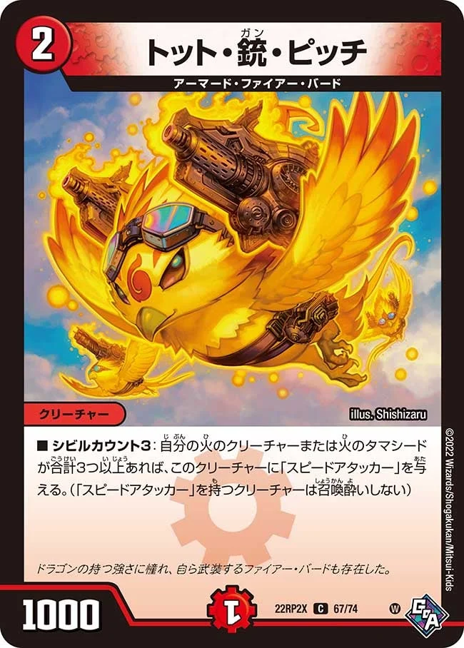 トット・銃・ピッチ (DM22RP2X 67/74)