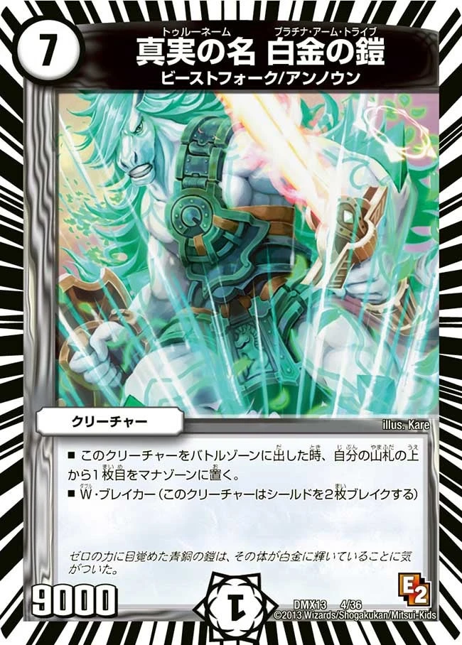 真実の名 白金の鎧 FRONT