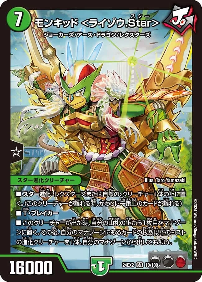 モンキッド ＜ライゾウ.Star＞ (DM24EX2 10/100)