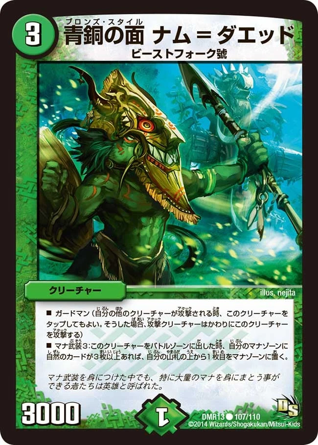 青銅の面 ナム=ダエッド FRONT