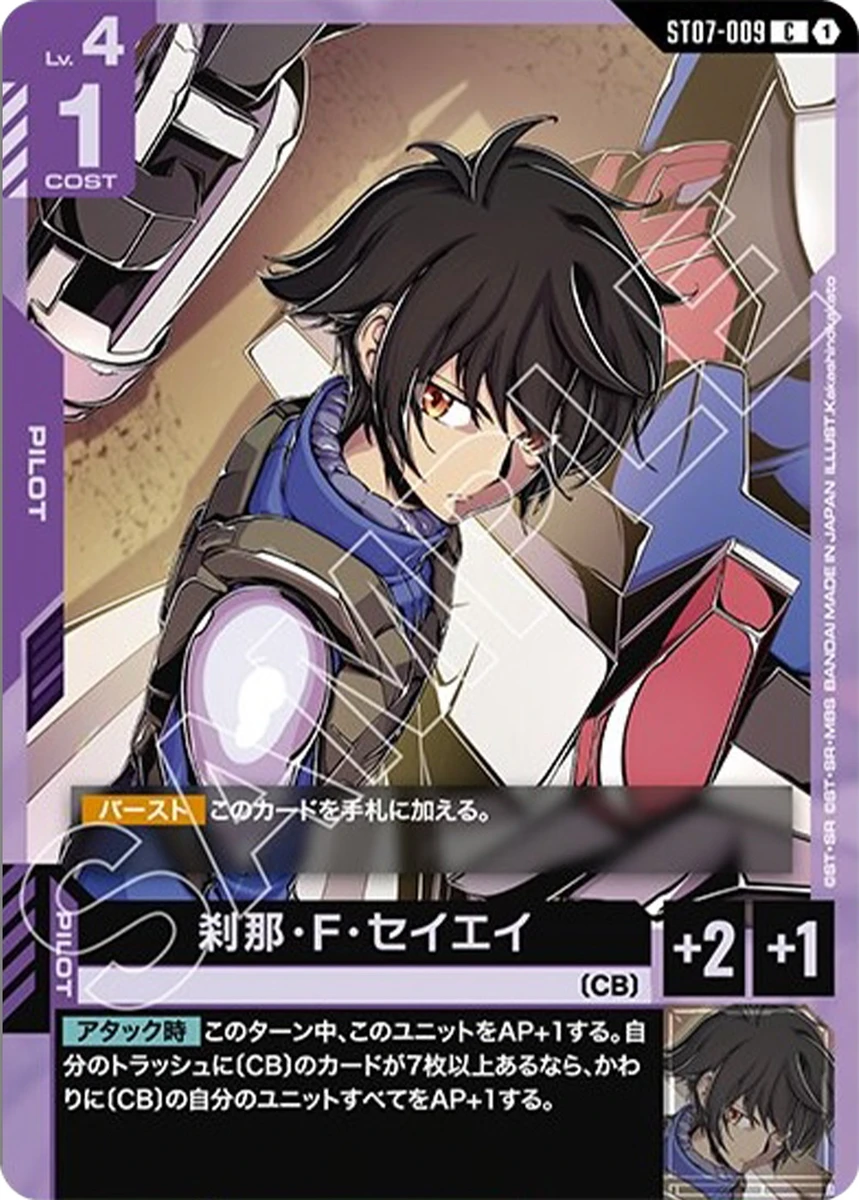 刹那・F・セイエイ FRONT