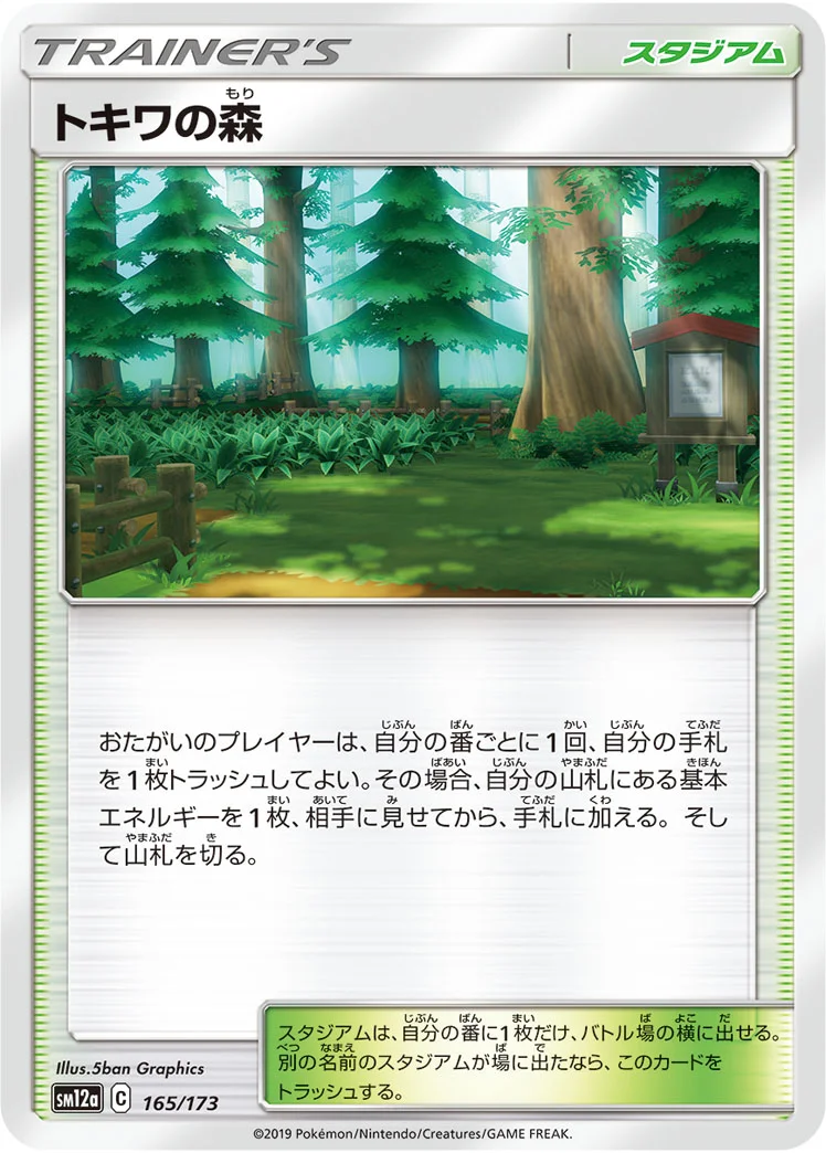 トキワの森 (SM12a 165/173)