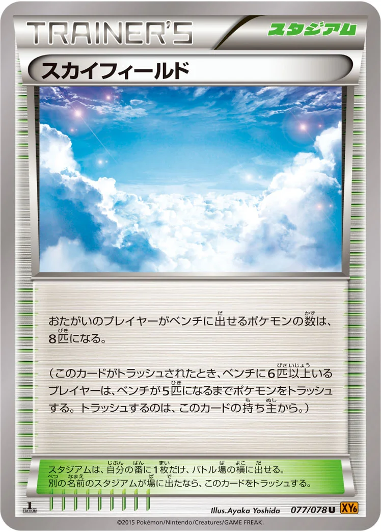 スカイフィールド (XY6-B 077/078)