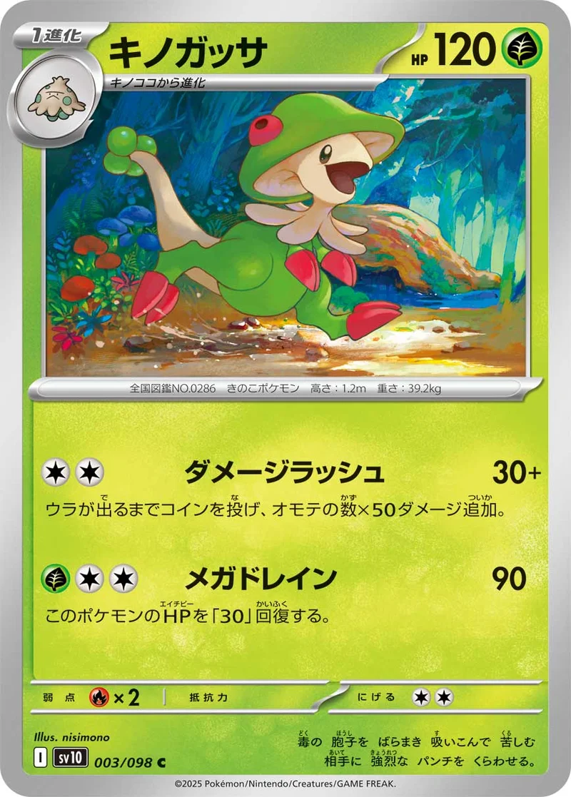 キノガッサ - ポケモンカードwiki | TCG PORTAL