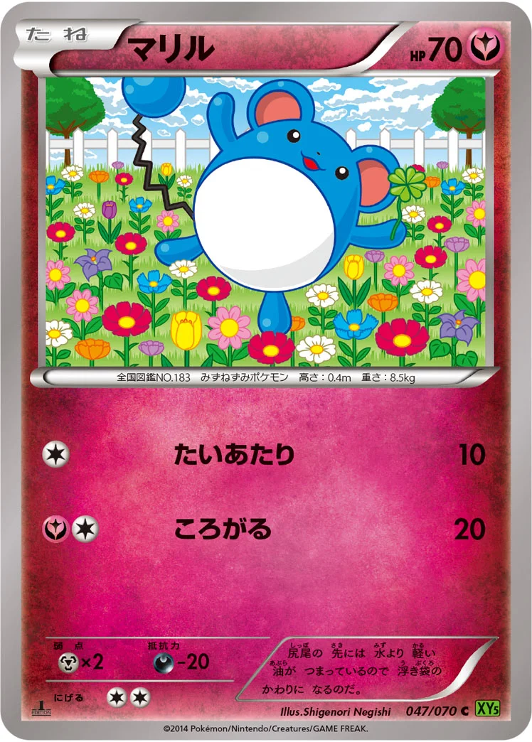 マリル (XY5-Bt 047/070)