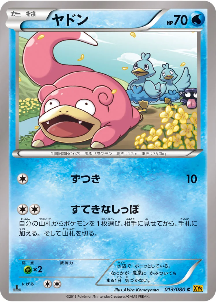 ヤドン (XY9-B 013/080)