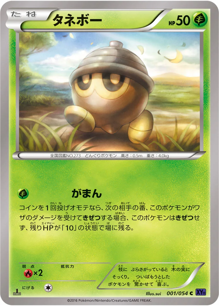 タネボー (XY11-Bb 001/054)