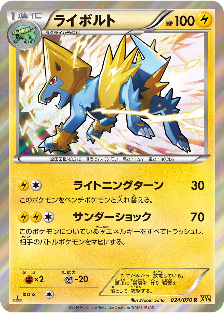 ライボルト (XY5-Bg 024/070)