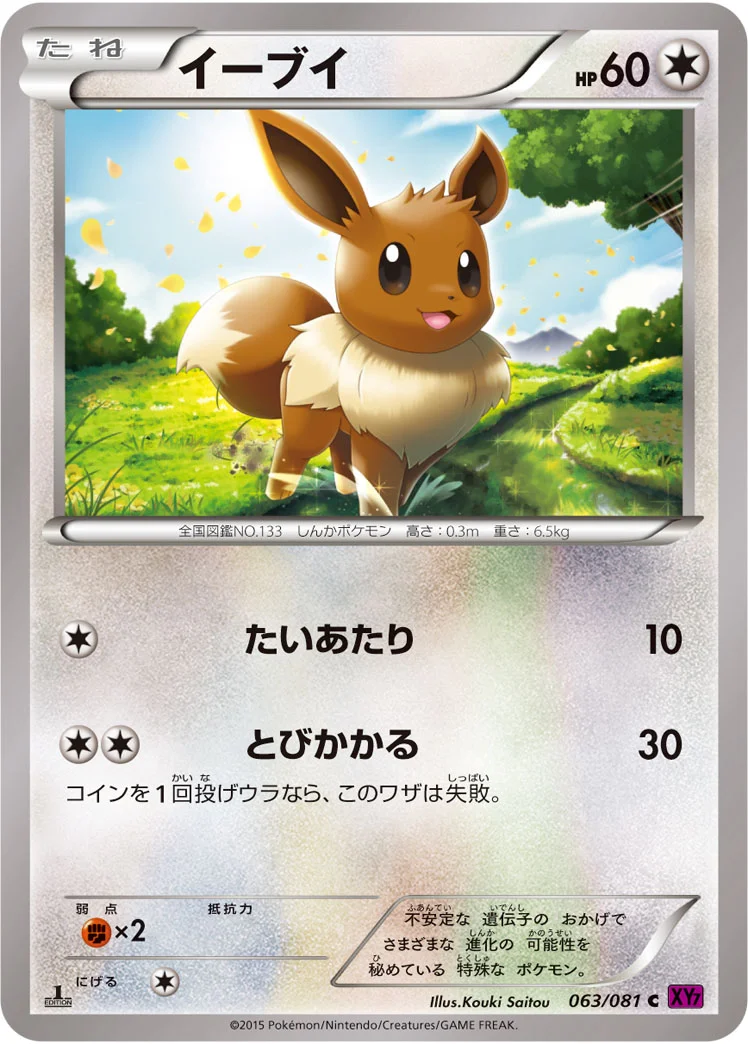 イーブイ (XY7-B 063/081)