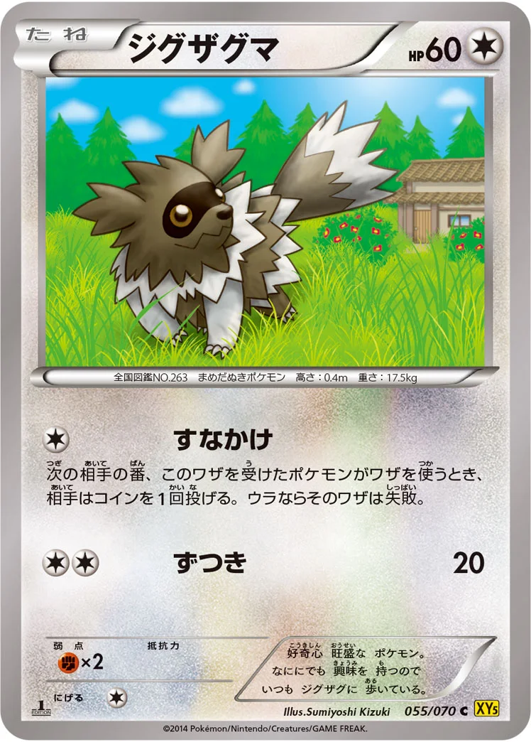 ジグザグマ (XY5-Bg 055/070)