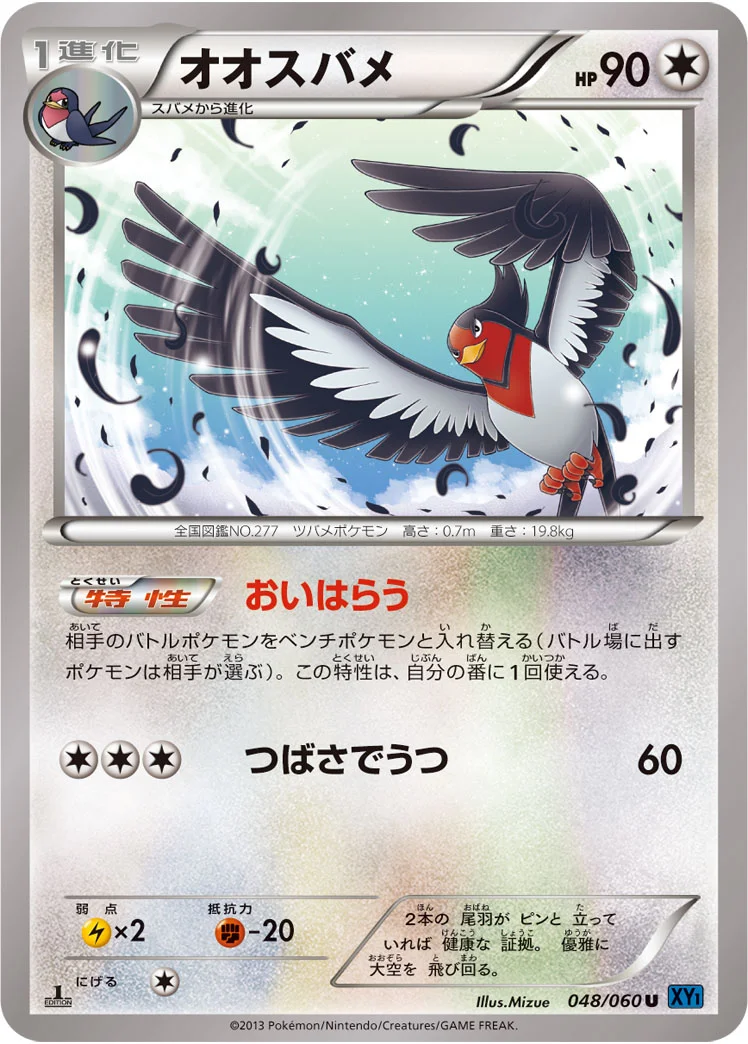 オオスバメ (XY1-Bx 048/060)