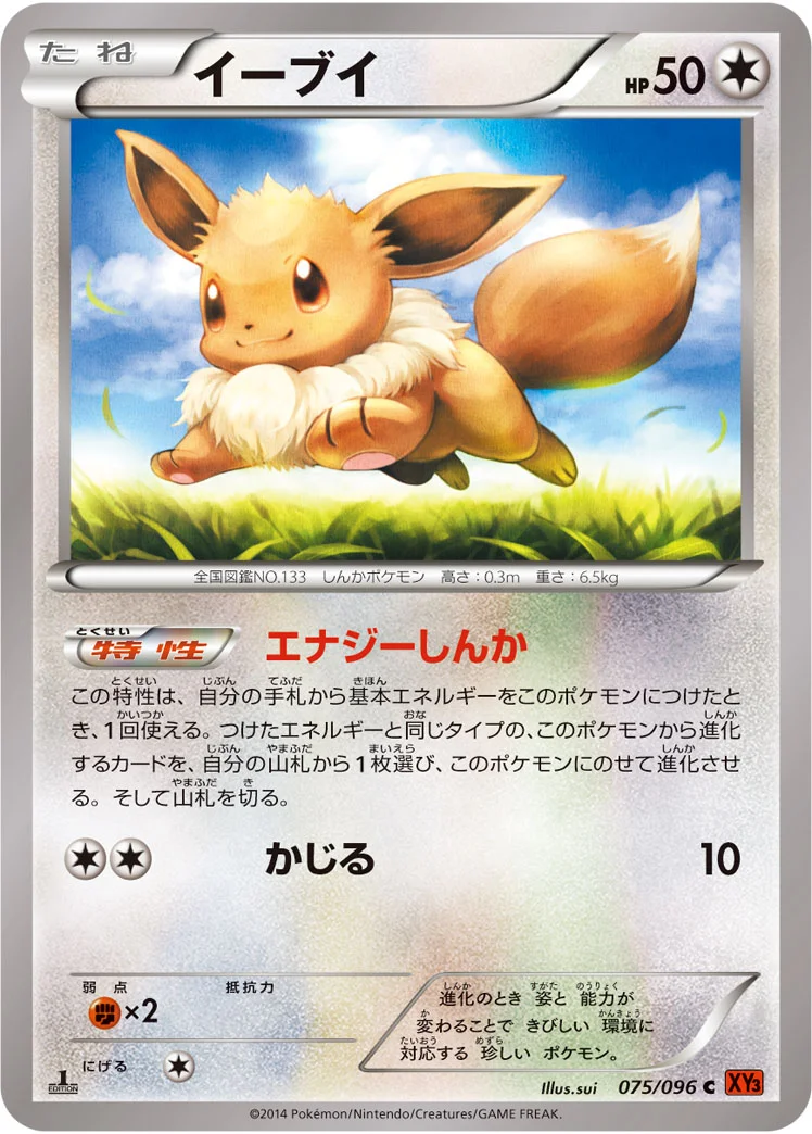 イーブイ (XY3 075/096)