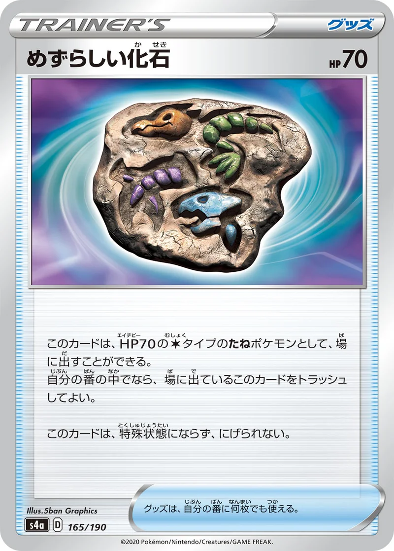 めずらしい化石 (S4a 165/190)