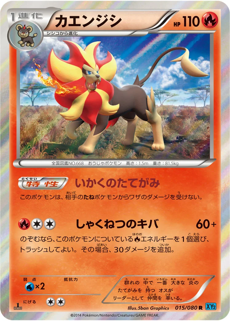 カエンジシ (XY2 015/080)