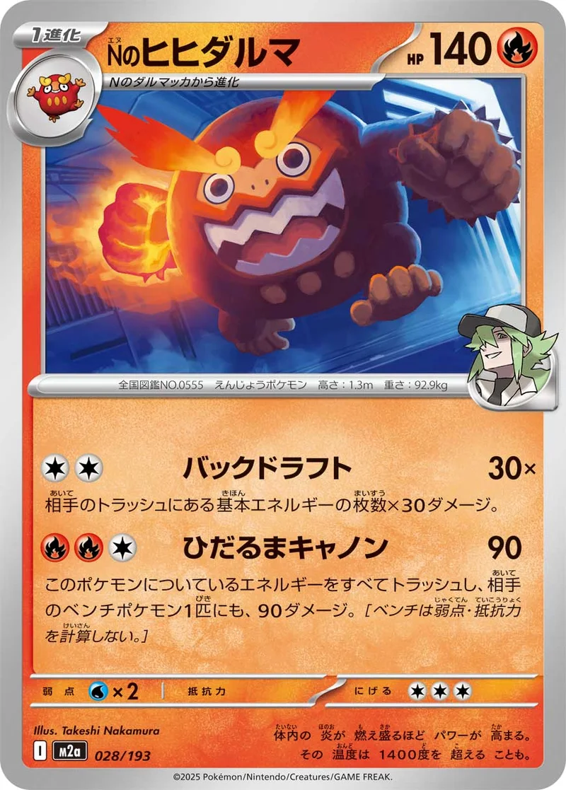 Nのヒヒダルマ (M2a 028/193)