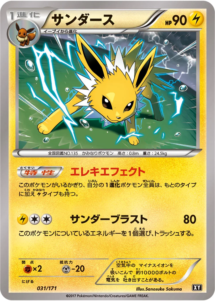サンダース (XY 031/171)
